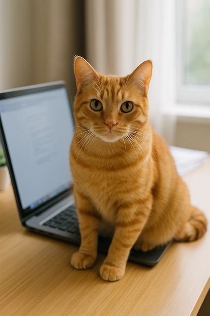 Cat on Keyboard